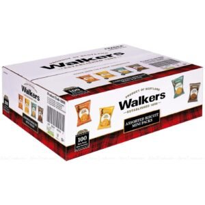 Walkers Assorted Biscuits Mini Packs, 100 x 25g